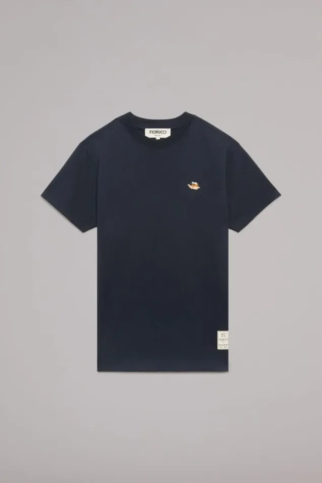 Men Fiorucci Icon Angels Plaque TShirt Navy Navy Men Fiorucci Icon Angels Plaque TShirt Navy Navy