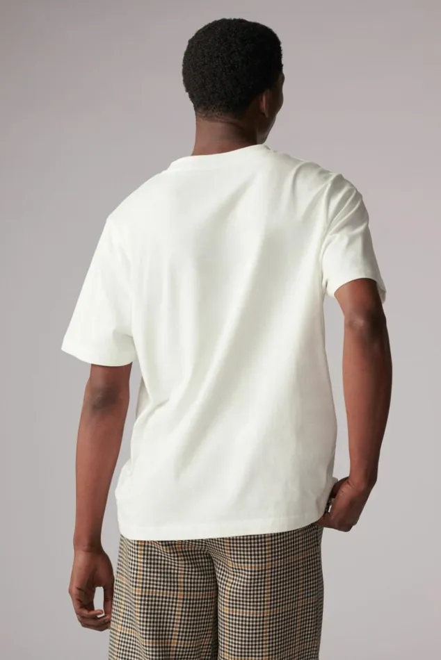 Men Fiorucci Lips Graphic TShirt White White Men Fiorucci Lips Graphic TShirt White White