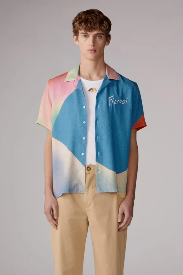 Men Fiorucci Morning Rise Bowling Shirt Multi Multi Men Fiorucci Morning Rise Bowling Shirt Multi Multi