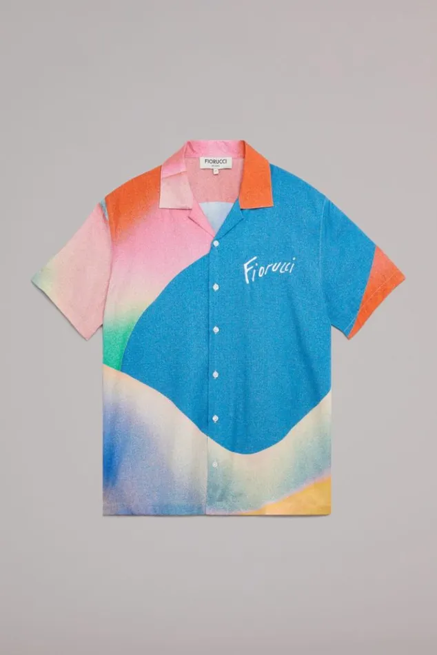 Men Fiorucci Morning Rise Bowling Shirt Multi Multi Men Fiorucci Morning Rise Bowling Shirt Multi Multi
