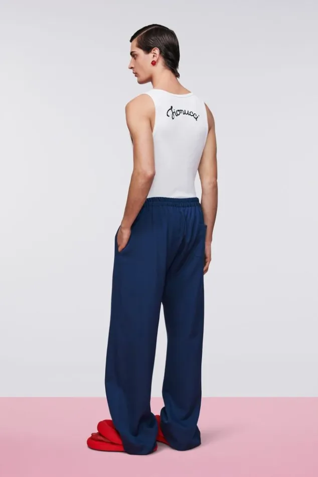 Men Fiorucci Suit Trousers Blue Blue Men Fiorucci Suit Trousers Blue Blue