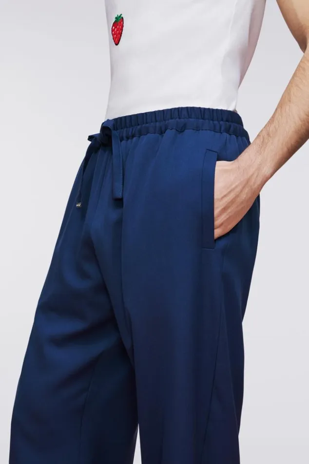 Men Fiorucci Suit Trousers Blue Blue Men Fiorucci Suit Trousers Blue Blue