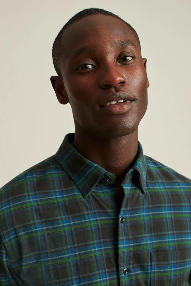 Men Flannels and Shirt Jackets Bonobos Everyday Lightweight Flannel Shirt Buttonwood Plaid