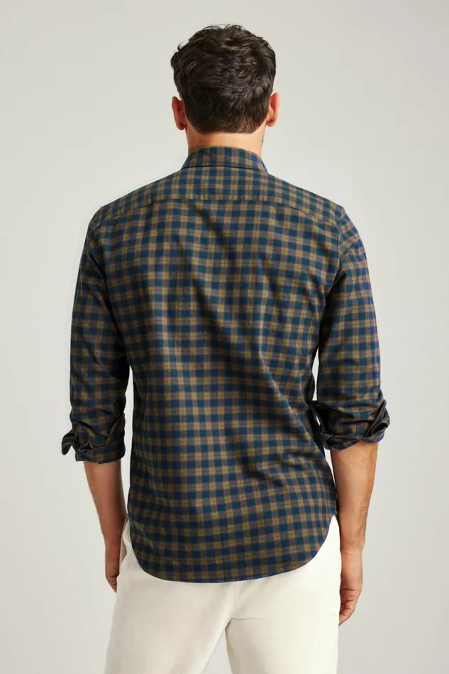 Men Flannels and Shirt Jackets Bonobos Everyday Lightweight Flannel Shirt Languishing Plaid