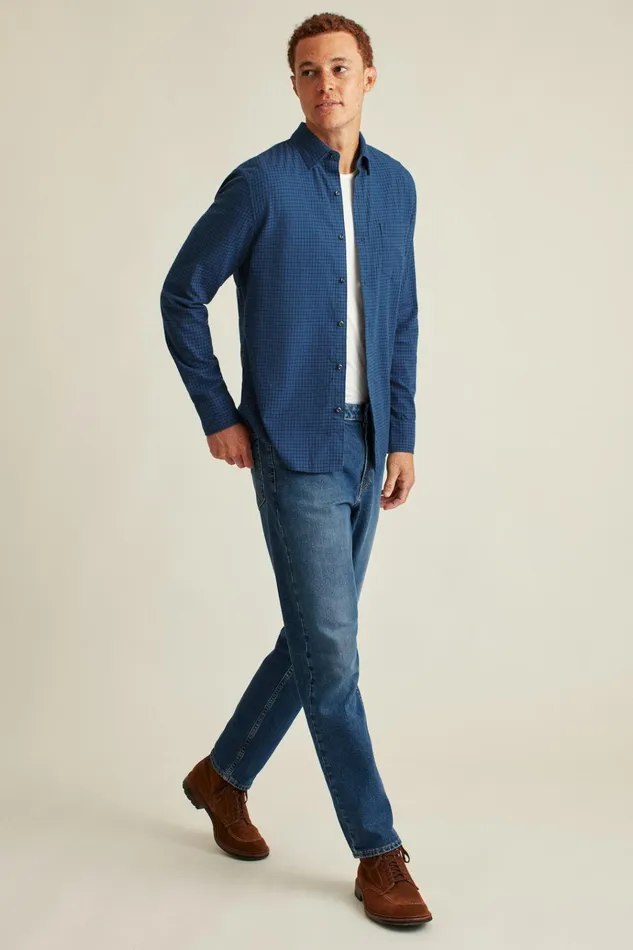 Men Flannels and Shirt Jackets Bonobos Everyday Lightweight Flannel Shirt Navy Gregor Check Men Flannels and Shirt Jackets Bonobos Everyday Lightweight Flannel Shirt Navy Gregor Check