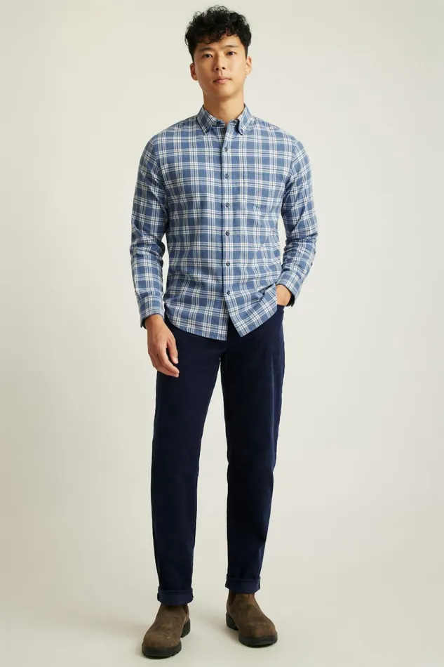 Men Flannels and Shirt Jackets Bonobos Everyday Lightweight Flannel Shirt Navy White Plaid Men Flannels and Shirt Jackets Bonobos Everyday Lightweight Flannel Shirt Navy White Plaid