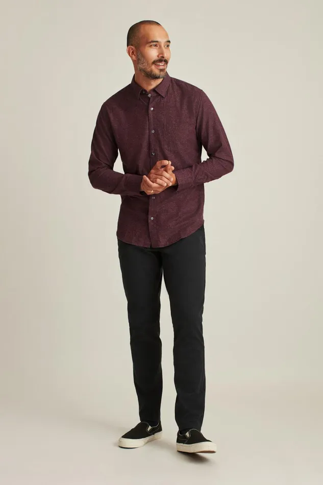 Men Flannels and Shirt Jackets Bonobos Everyday Lightweight Flannel Shirt Wild Plum Jaspe Men Flannels and Shirt Jackets Bonobos Everyday Lightweight Flannel Shirt Wild Plum Jaspe