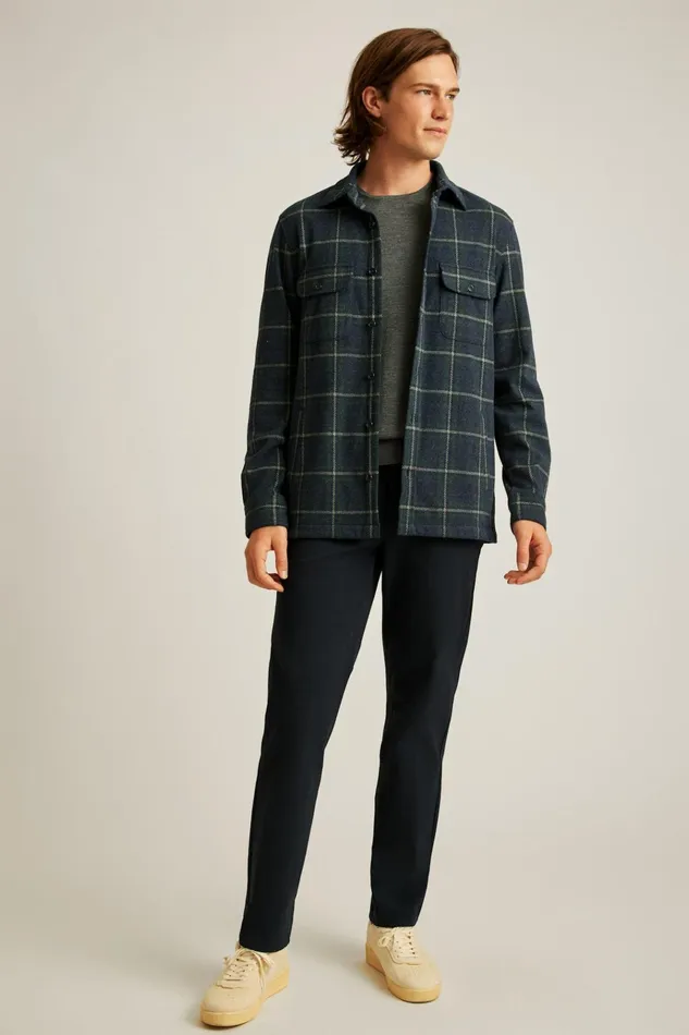 Men Flannels and Shirt Jackets Bonobos Fireside Flannel Overshirt Navy Bristol Plaid Men Flannels and Shirt Jackets Bonobos Fireside Flannel Overshirt Navy Bristol Plaid