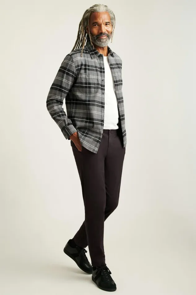 Men Flannels and Shirt Jackets Bonobos Fireside Flannel Shirt Grey Billings Plaid Men Flannels and Shirt Jackets Bonobos Fireside Flannel Shirt Grey Billings Plaid