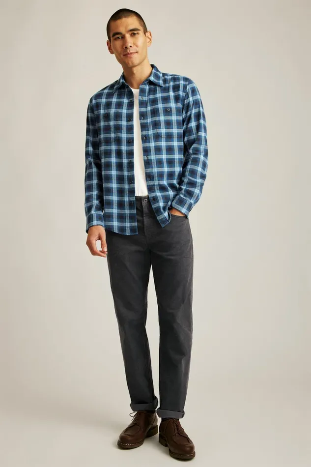 Men Flannels and Shirt Jackets Bonobos Fireside Flannel Shirt Navy Blue Plaid Men Flannels and Shirt Jackets Bonobos Fireside Flannel Shirt Navy Blue Plaid
