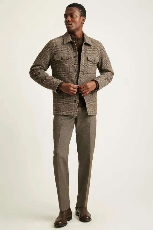 Men Flannels and Shirt Jackets Bonobos Japanese Wool Jacket Caramel Glen Check Men Flannels and Shirt Jackets Bonobos Japanese Wool Jacket Caramel Glen Check