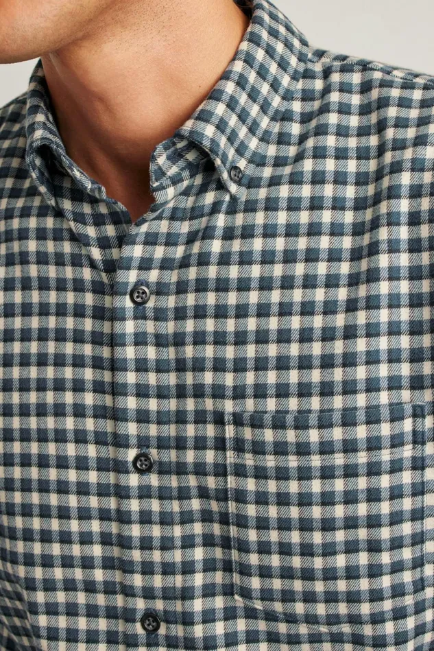 Men Flannels and Shirt Jackets Bonobos Performance Flannel Shirt Woodsen Plaid