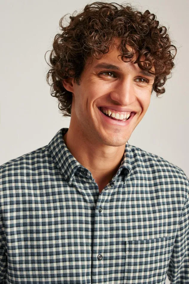 Men Flannels and Shirt Jackets Bonobos Performance Flannel Shirt Woodsen Plaid
