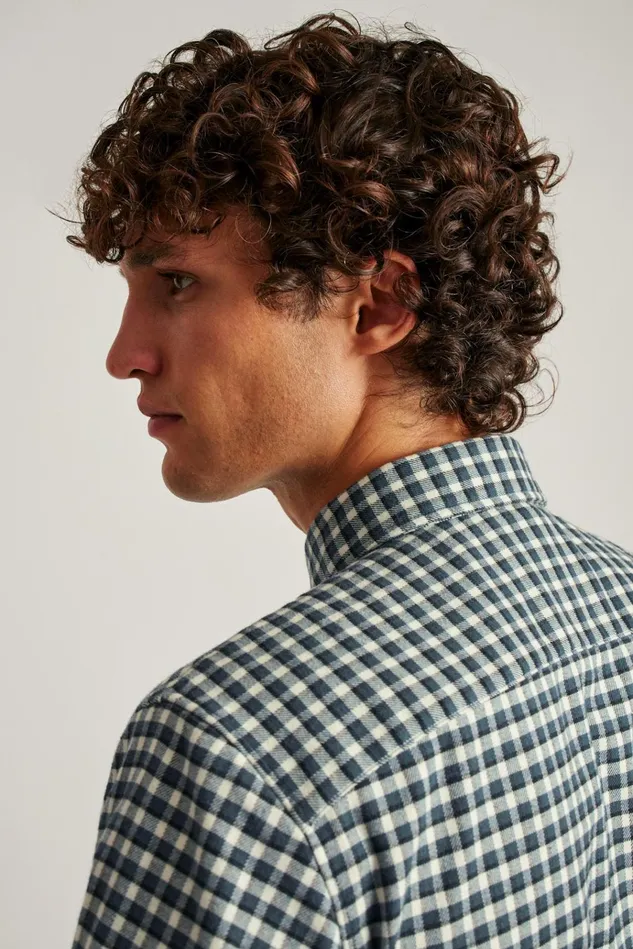 Men Flannels and Shirt Jackets Bonobos Performance Flannel Shirt Woodsen Plaid