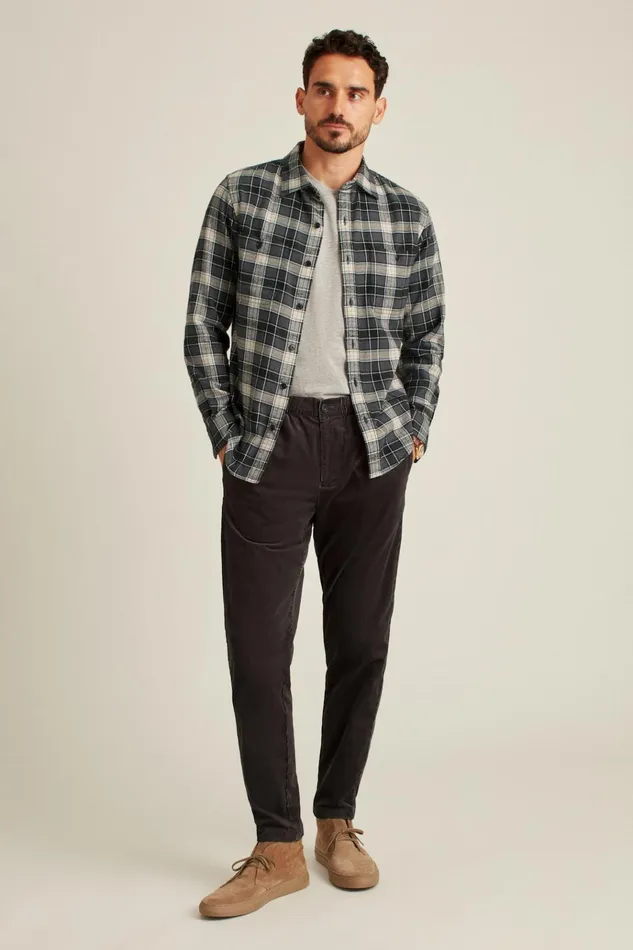 Men Flannels and Shirt Jackets Bonobos Stretch Flannel Shirt Grey Heather Plaid Men Flannels and Shirt Jackets Bonobos Stretch Flannel Shirt Grey Heather Plaid