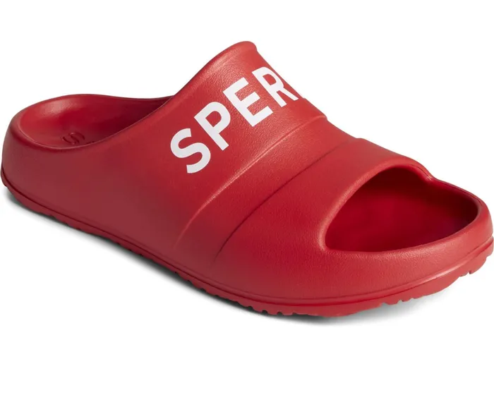 Men Float Slide Logo Sandal Red Sperry Sandals Men Float Slide Logo Sandal Red Sperry Sandals