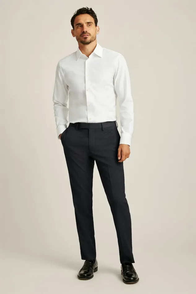 Men Formal Dress Shirts Bonobos Jetsetter Premium Dress Shirt White Dobby