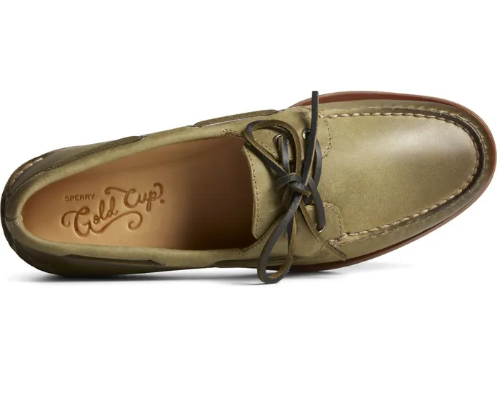 Men Gold Cup Authentic Original Burnished Boat Shoe Olive Sperry Boat Shoes Men Gold Cup Authentic Original Burnished Boat Shoe Olive Sperry Boat Shoes