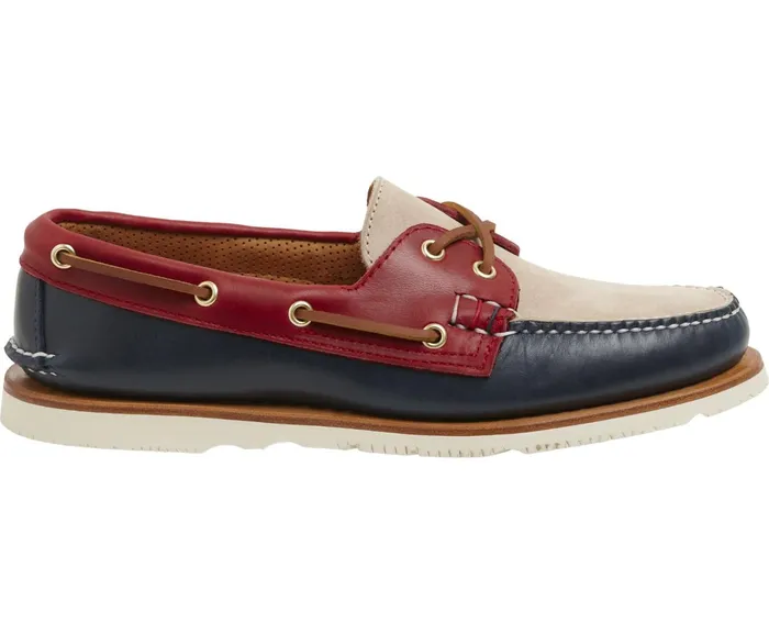 Men Gold Cup Authentic Original Handcrafted In Maine TriTone Boat Shoe NavyRedIvory Sperry Boat Shoes Men Gold Cup Authentic Original Handcrafted In Maine TriTone Boat Shoe NavyRedIvory Sperry Boat Shoes