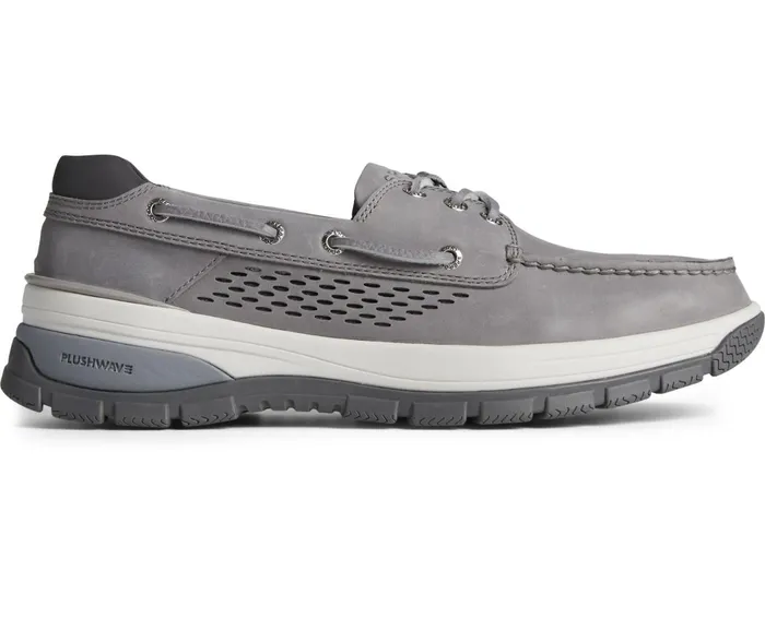 Men Gold Cup Billfish PLUSHWAVE Boat Shoe Grey Sperry Boat Shoes