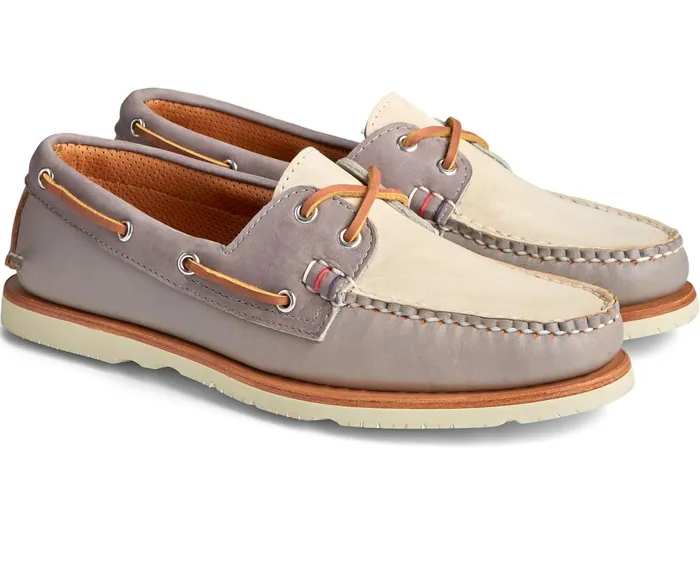 Men Gold Cup Handcrafted In Maine Boat Shoe Grey TriTone Sperry Boat Shoes Men Gold Cup Handcrafted In Maine Boat Shoe Grey TriTone Sperry Boat Shoes