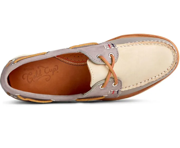 Men Gold Cup Handcrafted In Maine Boat Shoe Grey TriTone Sperry Boat Shoes Men Gold Cup Handcrafted In Maine Boat Shoe Grey TriTone Sperry Boat Shoes