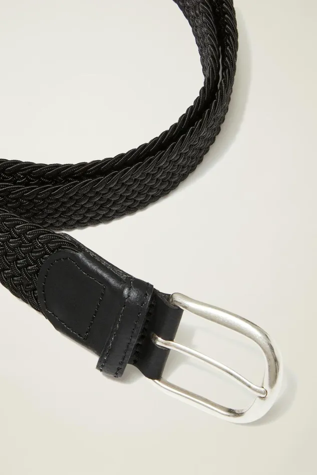 Men Golf Belts Hats and Accessories Bonobos The Clubhouse Stretch Belt Black