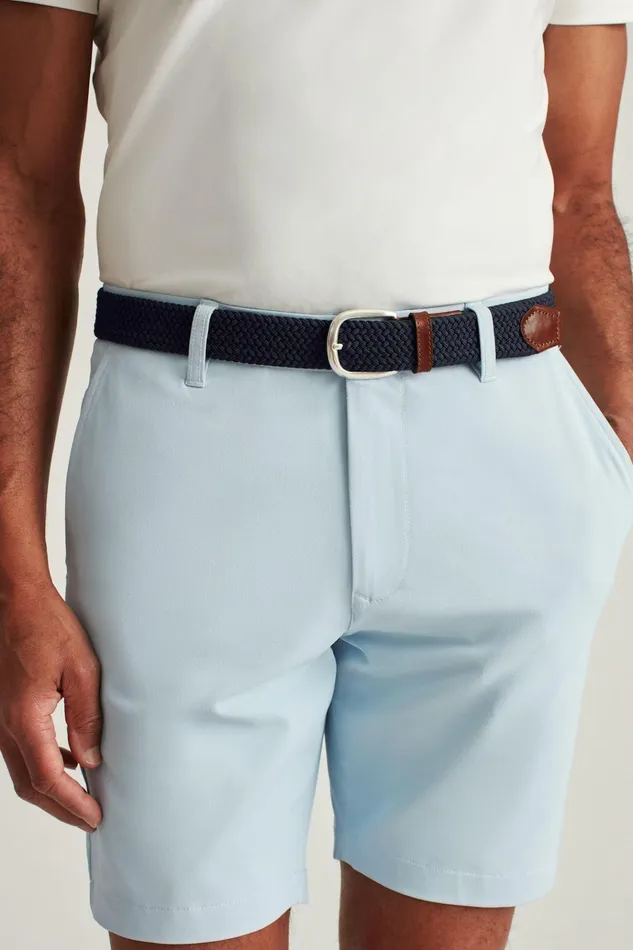 Men Golf Belts Hats and Accessories Bonobos The Clubhouse Stretch Belt Navy With Brown Men Golf Belts Hats and Accessories Bonobos The Clubhouse Stretch Belt Navy With Brown