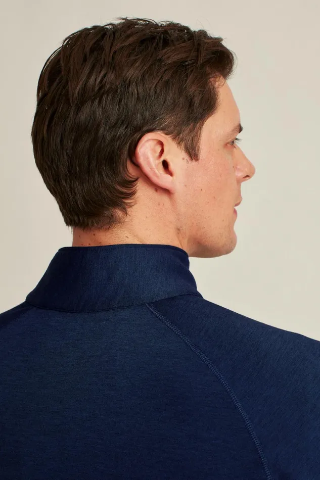 Men Golf Outerwear and Layering Bonobos The Playthrough Performance Golf Half Zip Navy