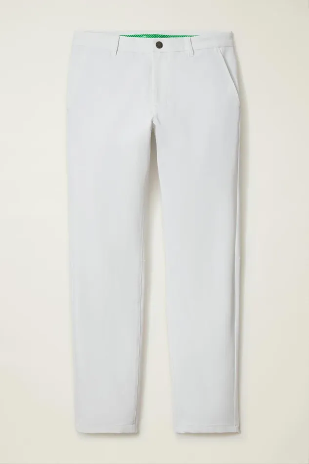 Men Golf Pants Bonobos Highland Tour Golf Pants Brilliant White