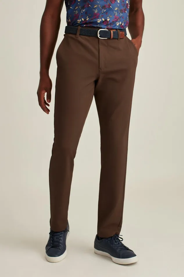 Men Golf Pants Bonobos Highland Tour Golf Pants Chicory Coffee