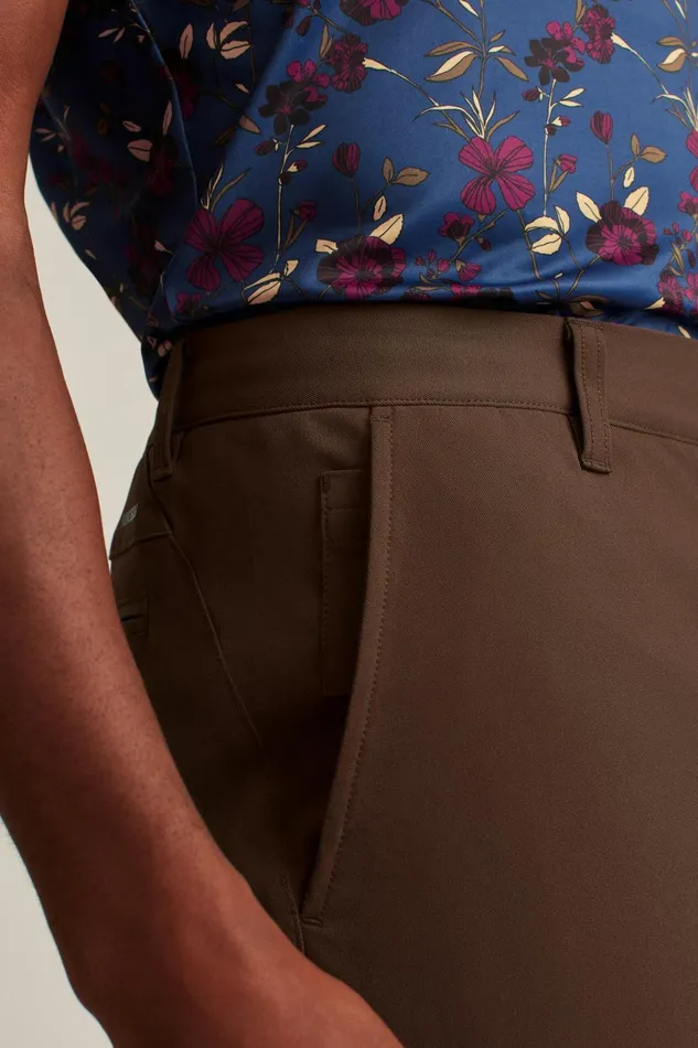 Men Golf Pants Bonobos Highland Tour Golf Pants Chicory Coffee