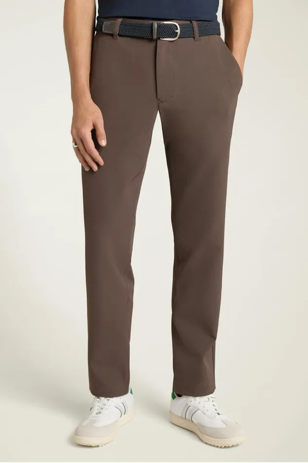 Men Golf Pants Bonobos Highland Tour Golf Pants Dark Coffee