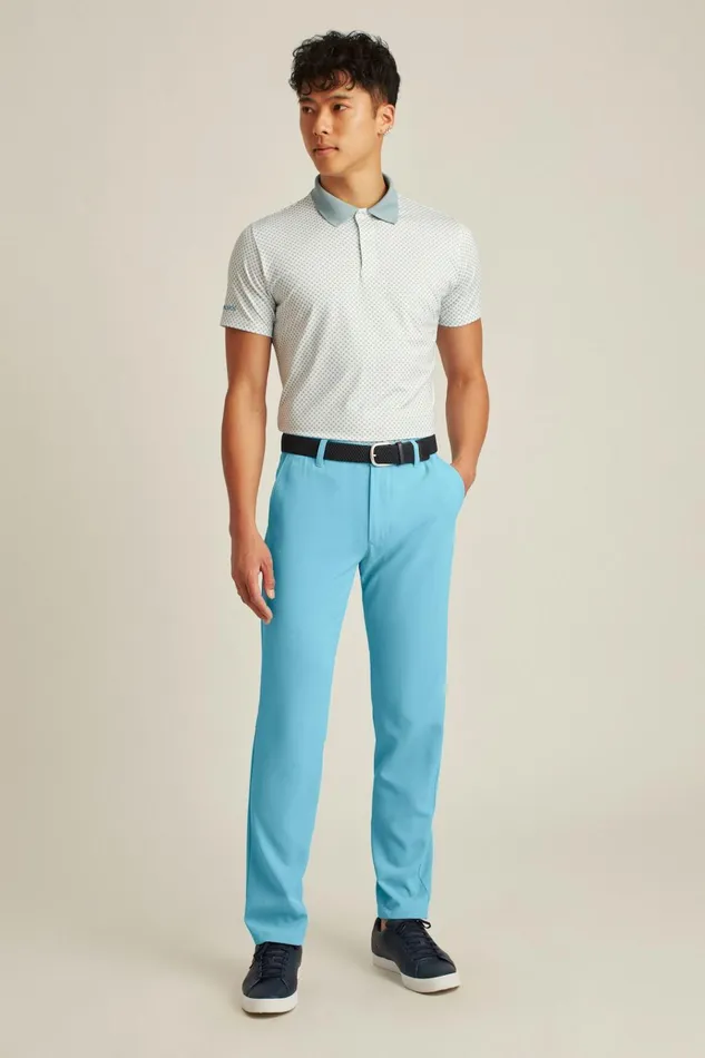 Men Golf Pants Bonobos Highland Tour Golf Pants Faded Blue