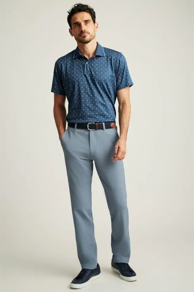 Men Golf Pants Bonobos Highland Tour Golf Pants Flint Stone Grey