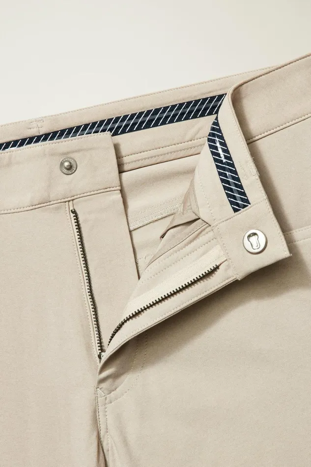 Men Golf Pants Bonobos Lightweight 5Pocket Golf Pant Heather Khaki