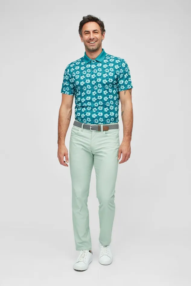Men Golf Pants Bonobos Lightweight 5Pocket Golf Pant Mint Green