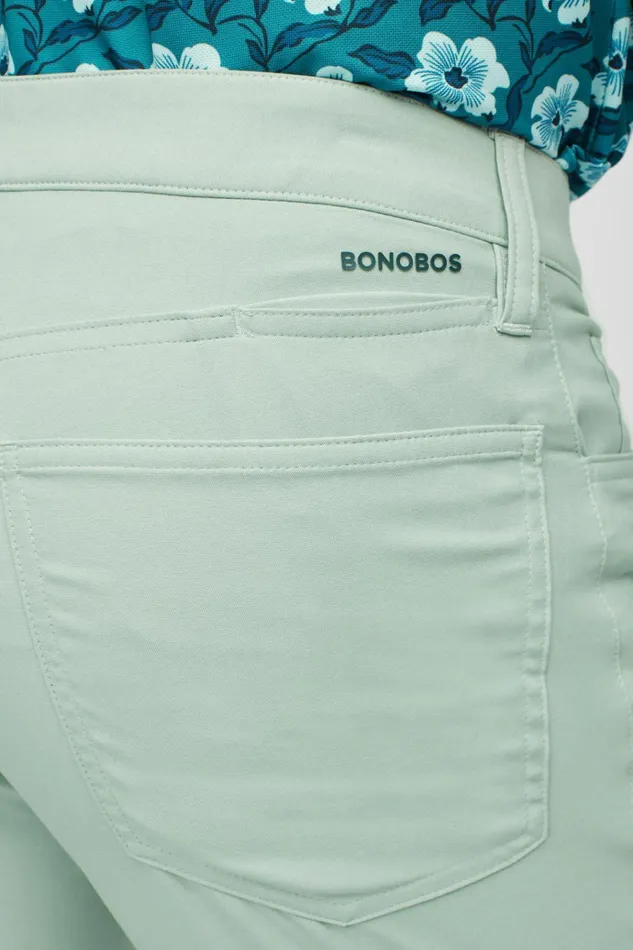 Men Golf Pants Bonobos Lightweight 5Pocket Golf Pant Mint Green