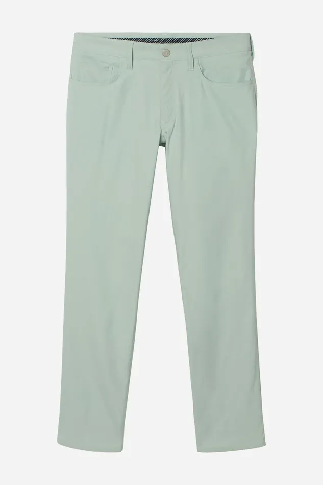 Men Golf Pants Bonobos Lightweight 5Pocket Golf Pant Mint Green