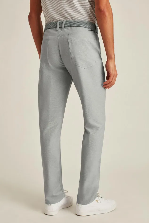Men Golf Pants Bonobos Performance Link 5Pocket Pants Heather Grey