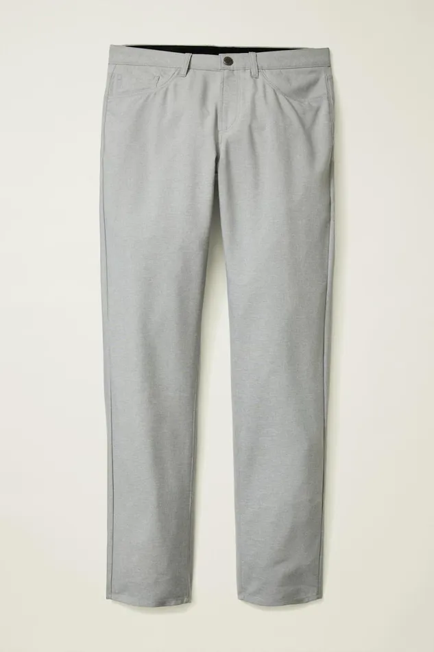 Men Golf Pants Bonobos Performance Link 5Pocket Pants Heather Grey