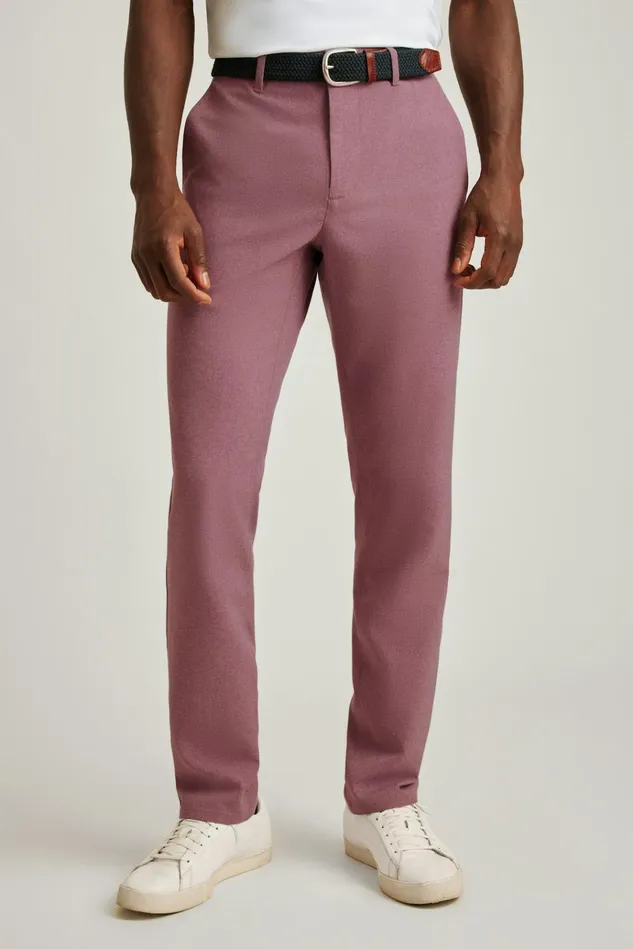 Men Golf Pants Bonobos Performance Link Pants Crushed Heather Violet
