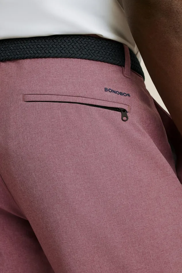 Men Golf Pants Bonobos Performance Link Pants Crushed Heather Violet