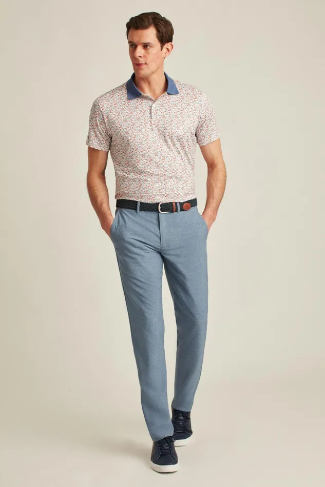 Men Golf Pants Bonobos Performance Link Pants Downpour Heather