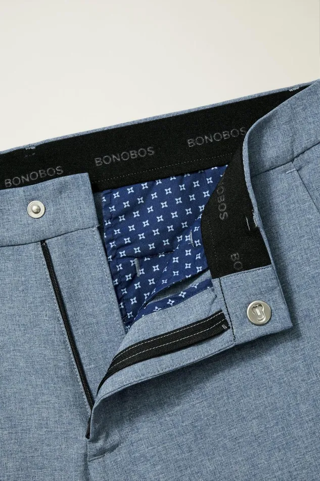 Men Golf Pants Bonobos Performance Link Pants Downpour Heather