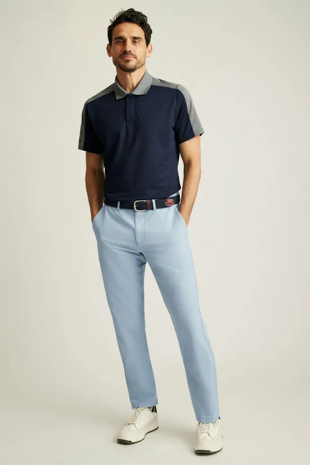 Men Golf Pants Bonobos Performance Link Pants Dusty Blue