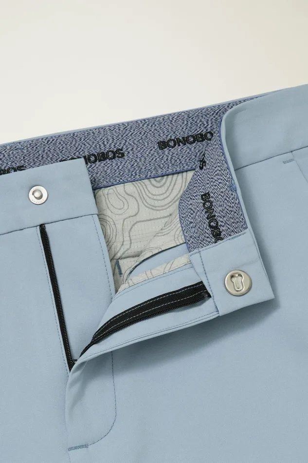 Men Golf Pants Bonobos Performance Link Pants Dusty Blue