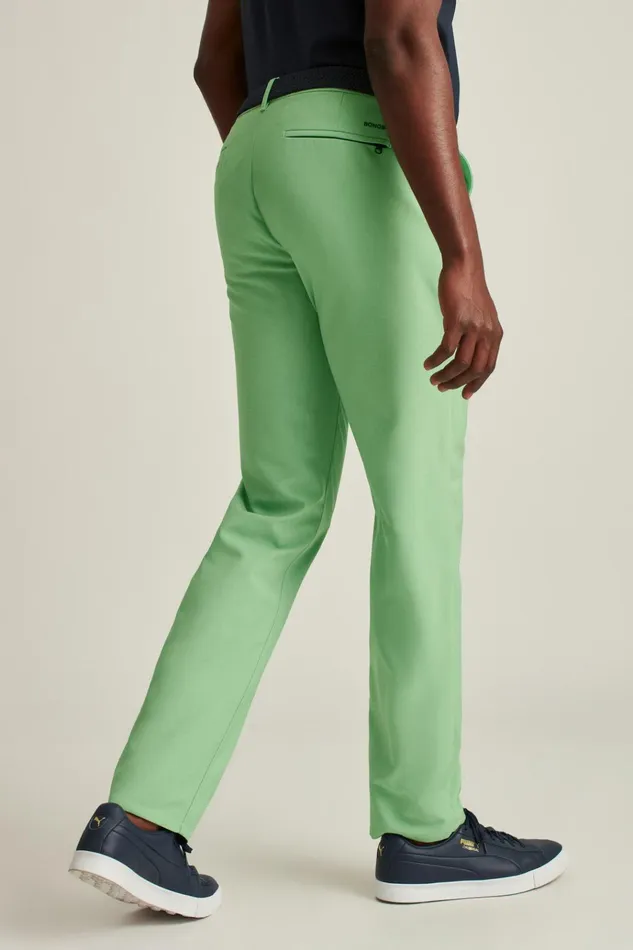 Men Golf Pants Bonobos Performance Link Pants Heather Green Grass