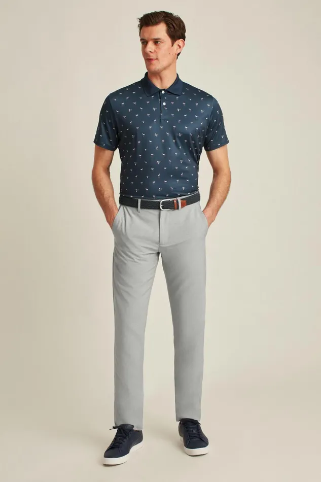 Men Golf Pants Bonobos Performance Link Pants Heather Grey