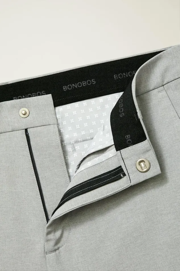 Men Golf Pants Bonobos Performance Link Pants Heather Grey
